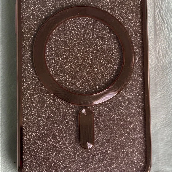 Glittery Rose Gold Phone Case - Picture 3 of 8